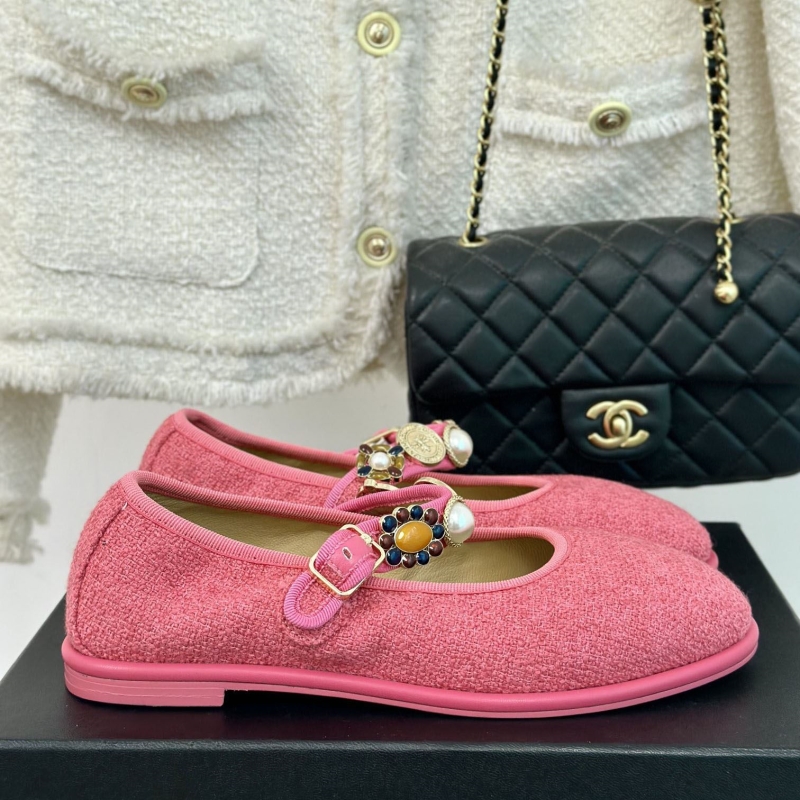 Ch*el flat shoes